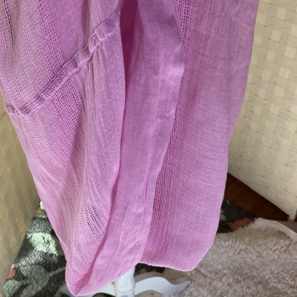 PINK LILAC SHEER SUMMER INFINITY SCARF - BARBIECORE GUC - Picture 5 of 6